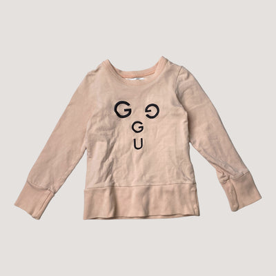 Gugguu sweat shirt, misty rose | 122cm