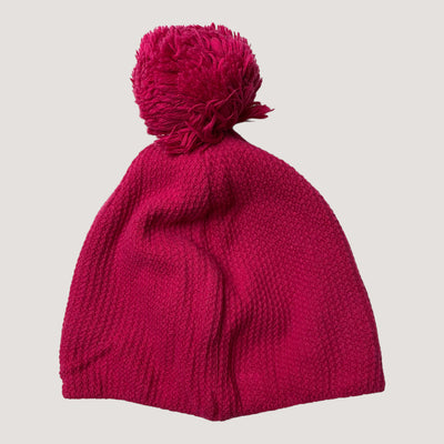 Gugguu cotton knitted beanie, raspberry | 56cm