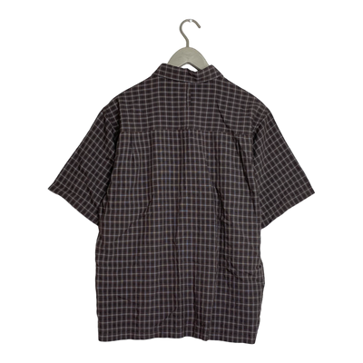 The North Face button-up shirt, grid | man M