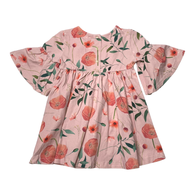 Metsola dress, flower | 86/92cm