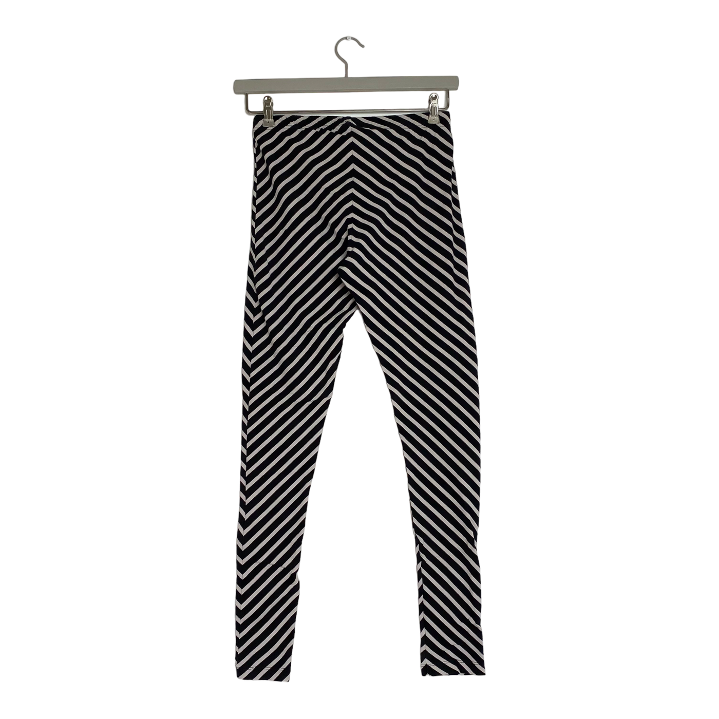 Papu stripe leggings, white/black | woman L