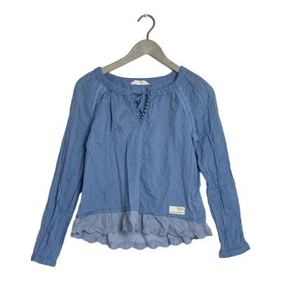 Odd Molly woven lace blouse, baby blue | woman S