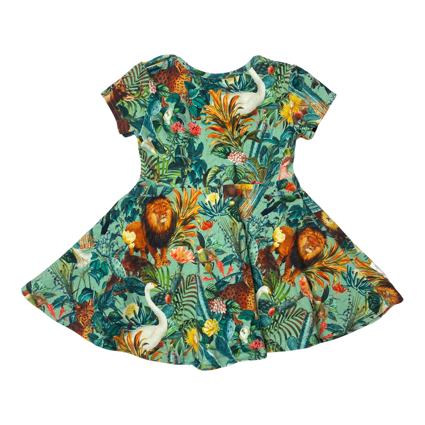 Metsola dress, jungle | 74/80cm