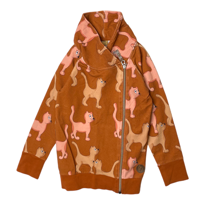 Blaa sweat jacket, cat | 122/128cm