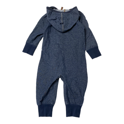 Blaa denim jumpsuit, midnight blue | 74/80cm