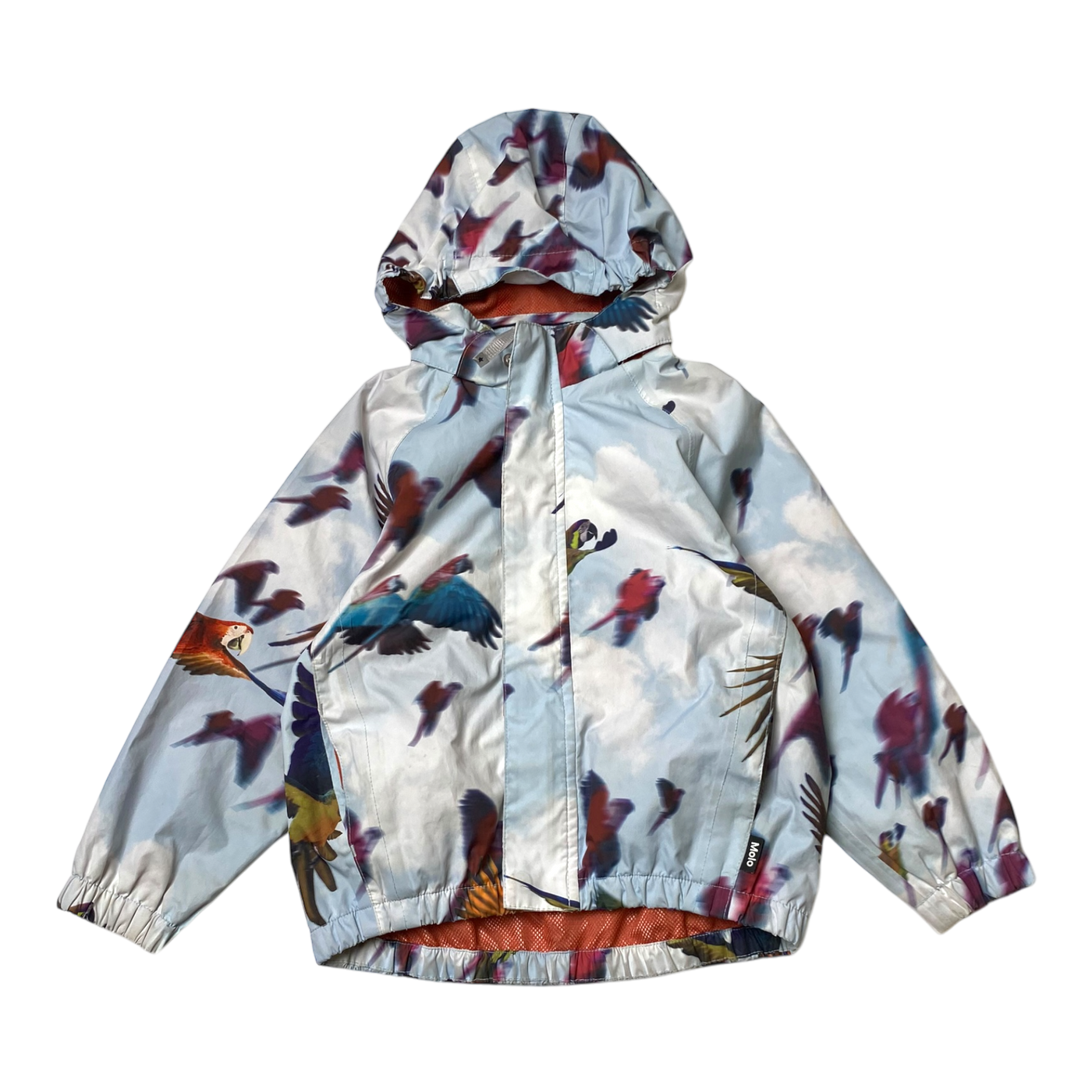 Molo waiton jacket, birds | 98/104cm