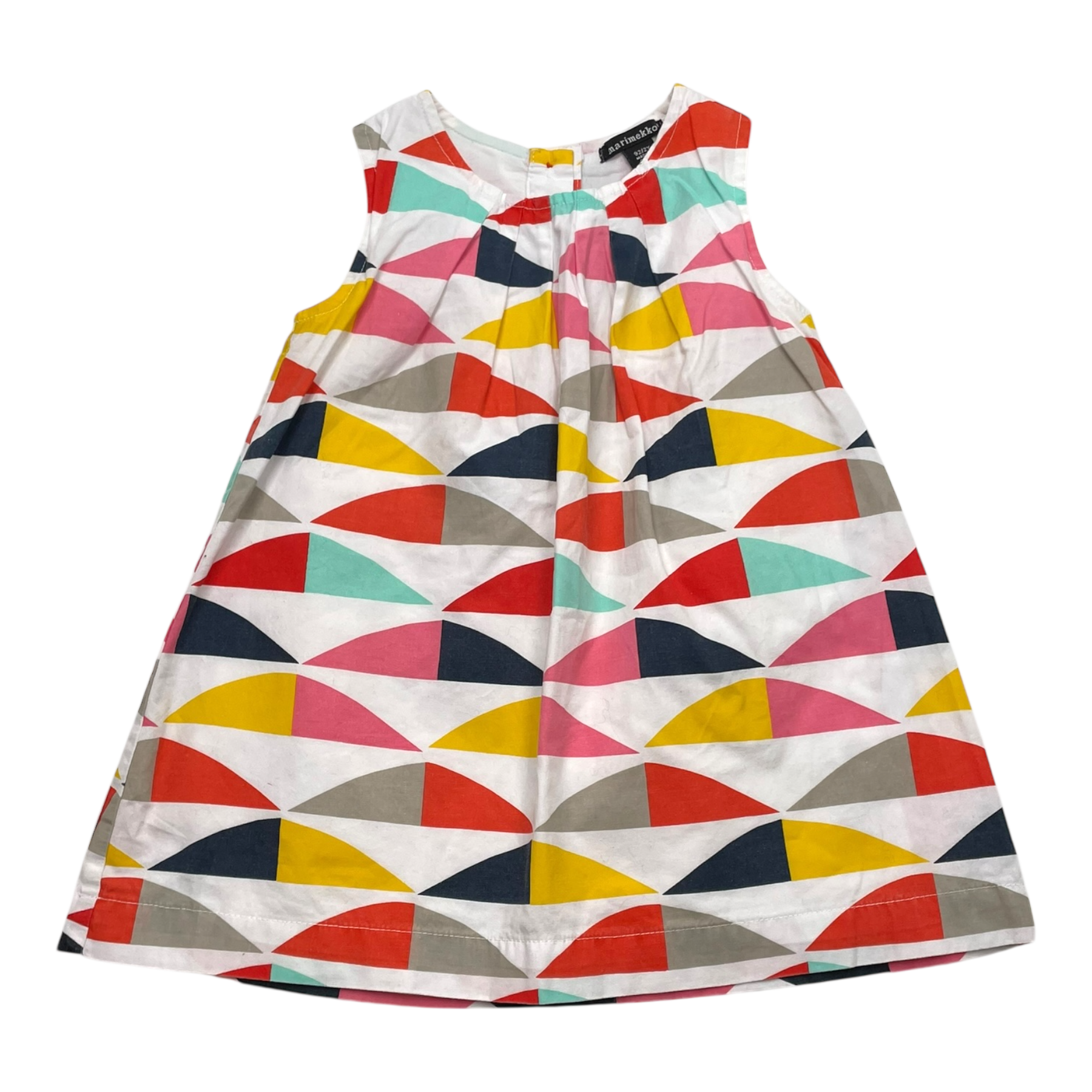 Marimekko vinkkaus woven dress, multicolor 92cm – Ninyes - Main Image