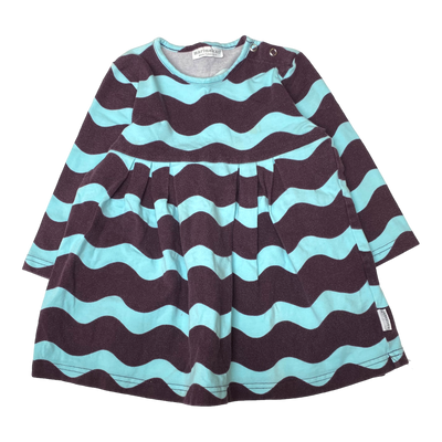Marimekko tricot dress, lumo | 86cm