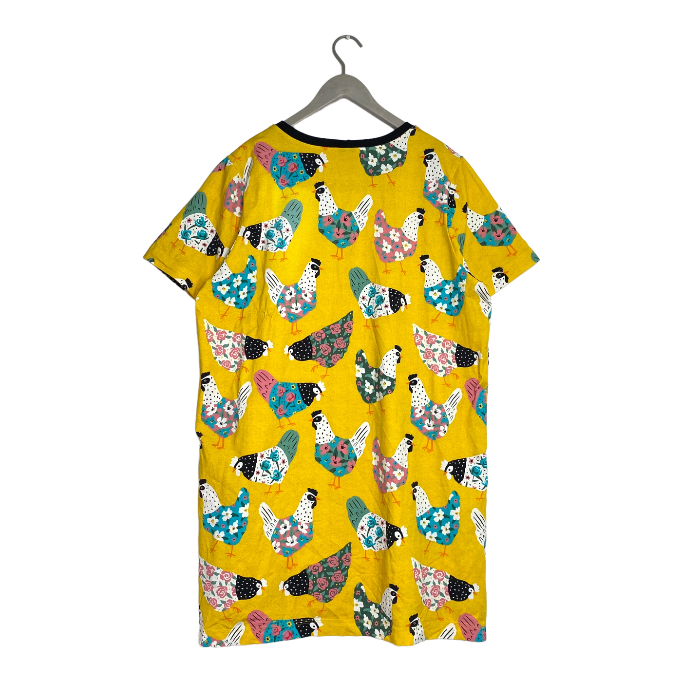 Ommellinen t-shirt tunic, chicken flower | woman XXXL