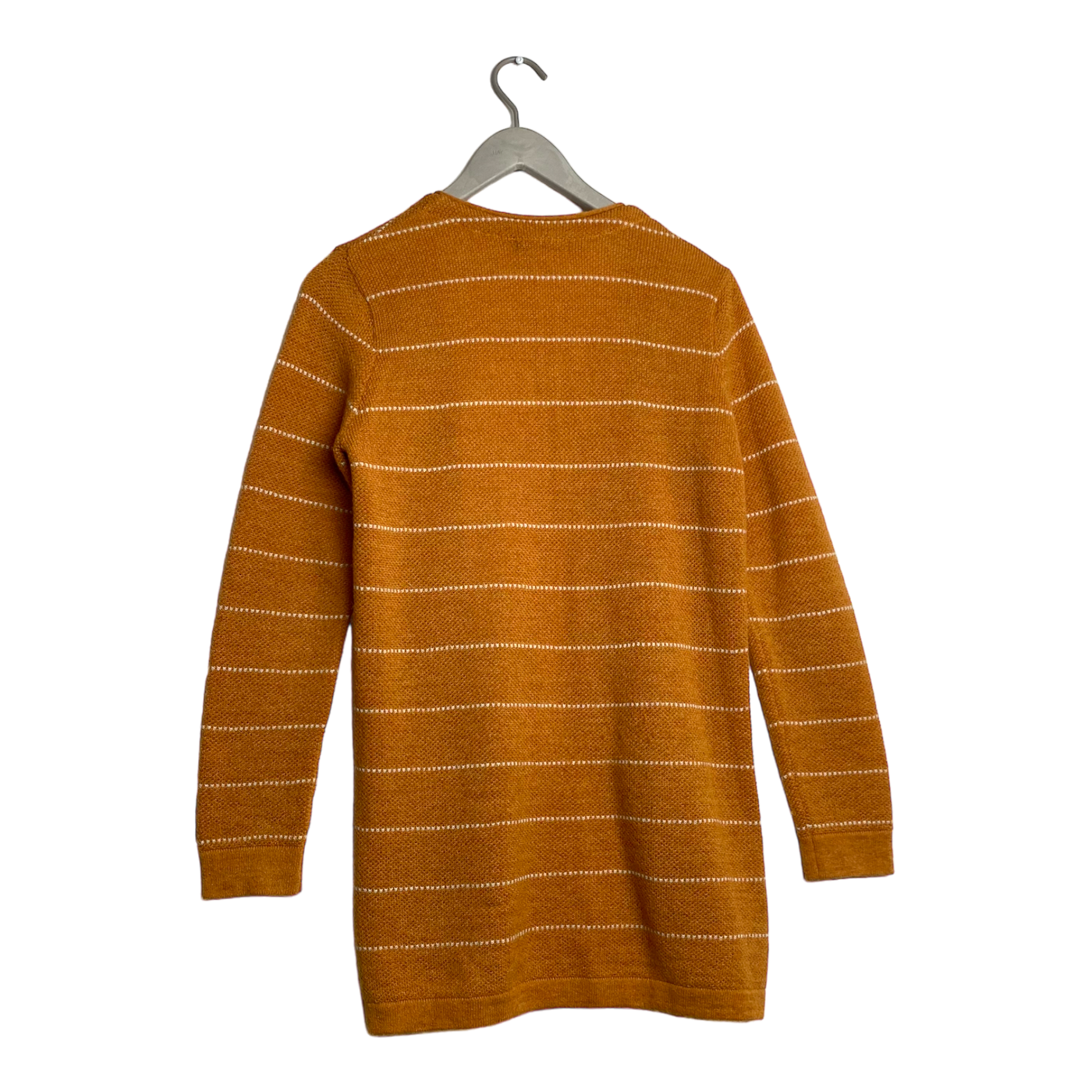 Alpa knitted alpaca wool cardigan, orange | woman S