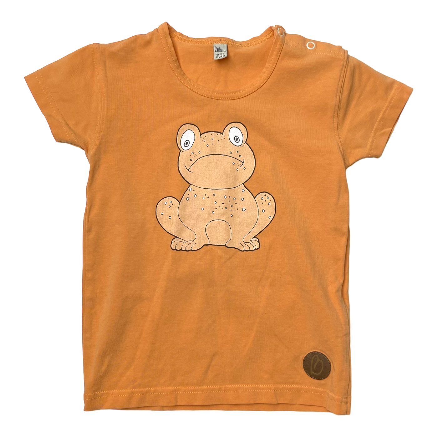 Blaa t-shirt, frog | 86/92cm