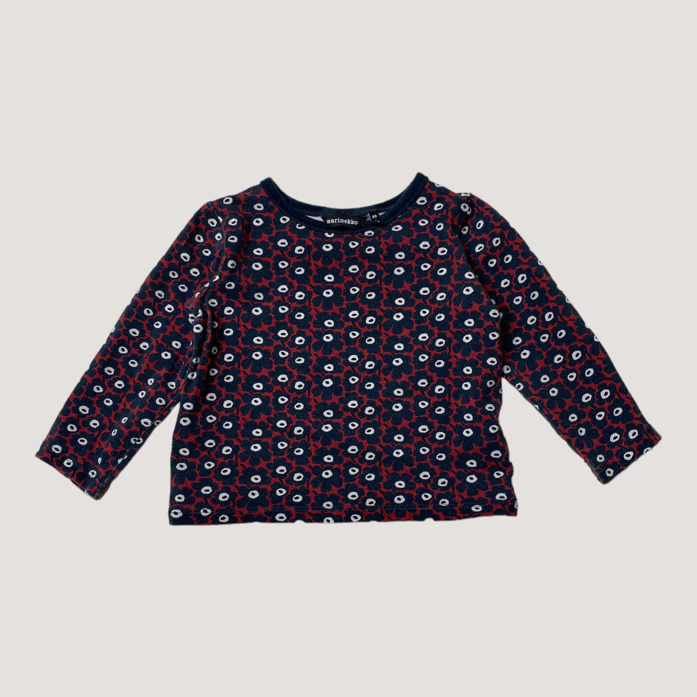 Marimekko long sleeve shirt, unikko | 80-86cm