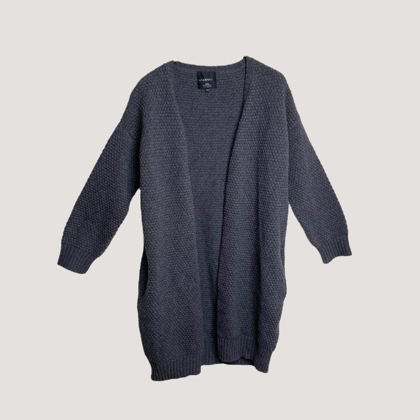 Aarre wool cardigan, grey | women S/M