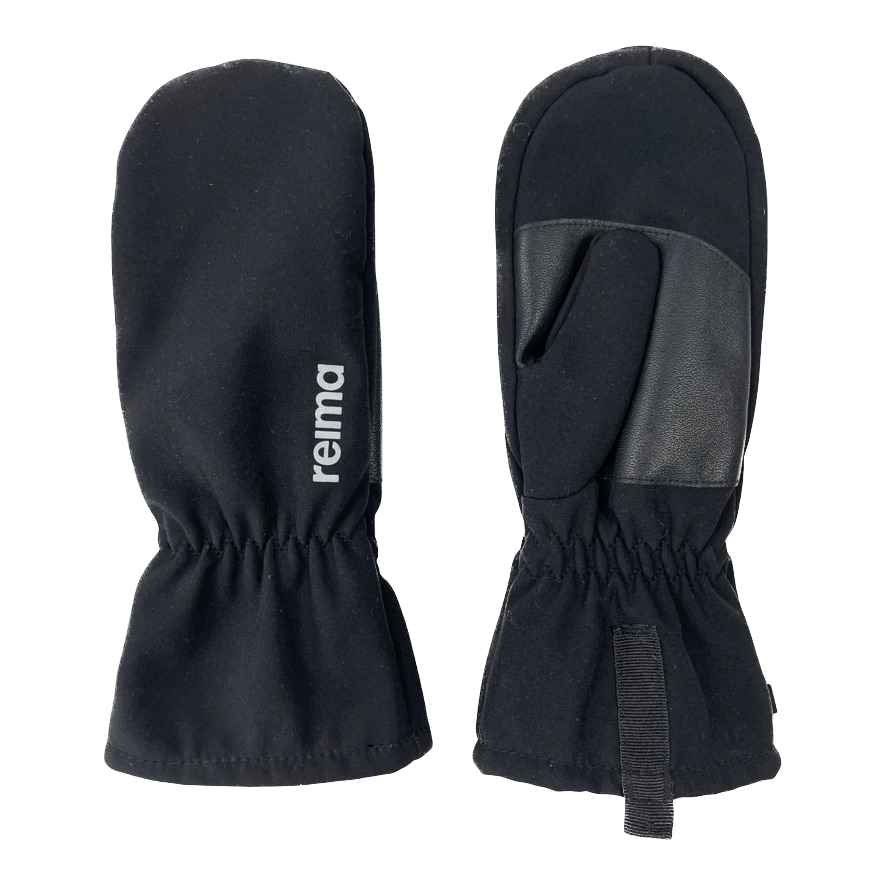 Reima osaten rain mittens, black | 12-14 y