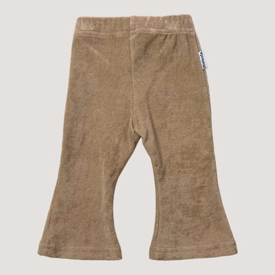 Metsola terry pants, tan | 74/80cm