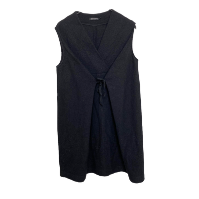 Marimekko wool vest dress, black| woman S