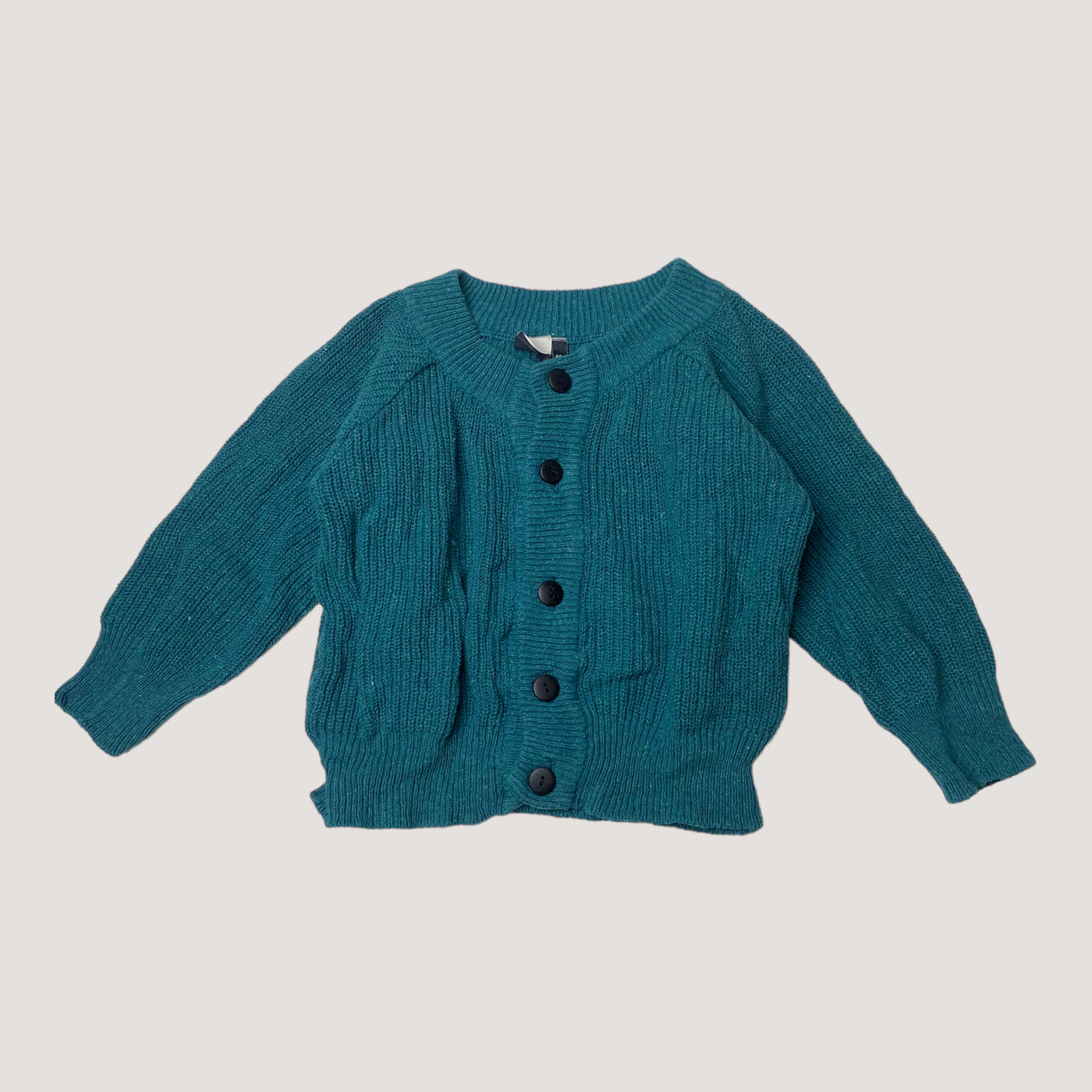 Papu knit cardigan teal 98 104cm Ninyes