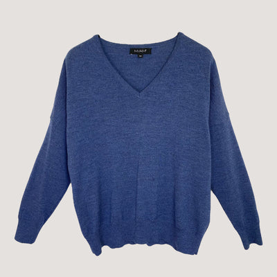 wool knit, royal blue | women M