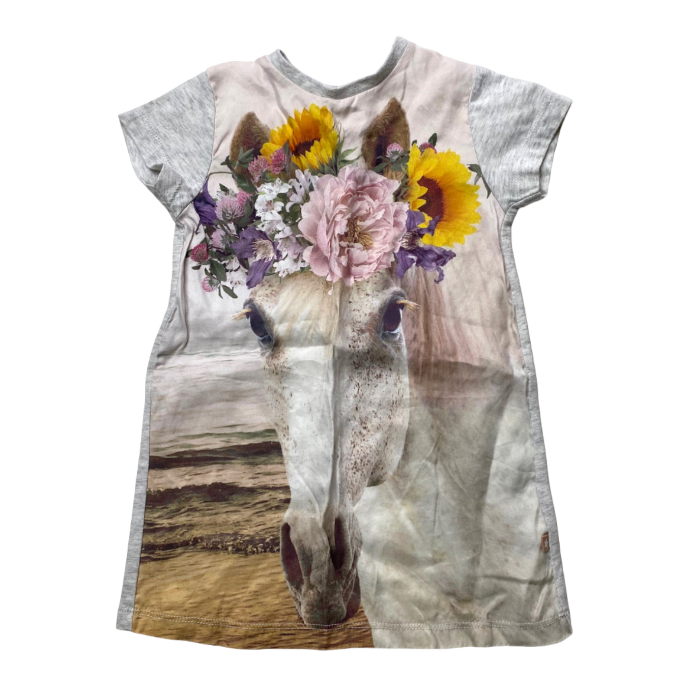 Molo Corina baby dress, horse | 86cm