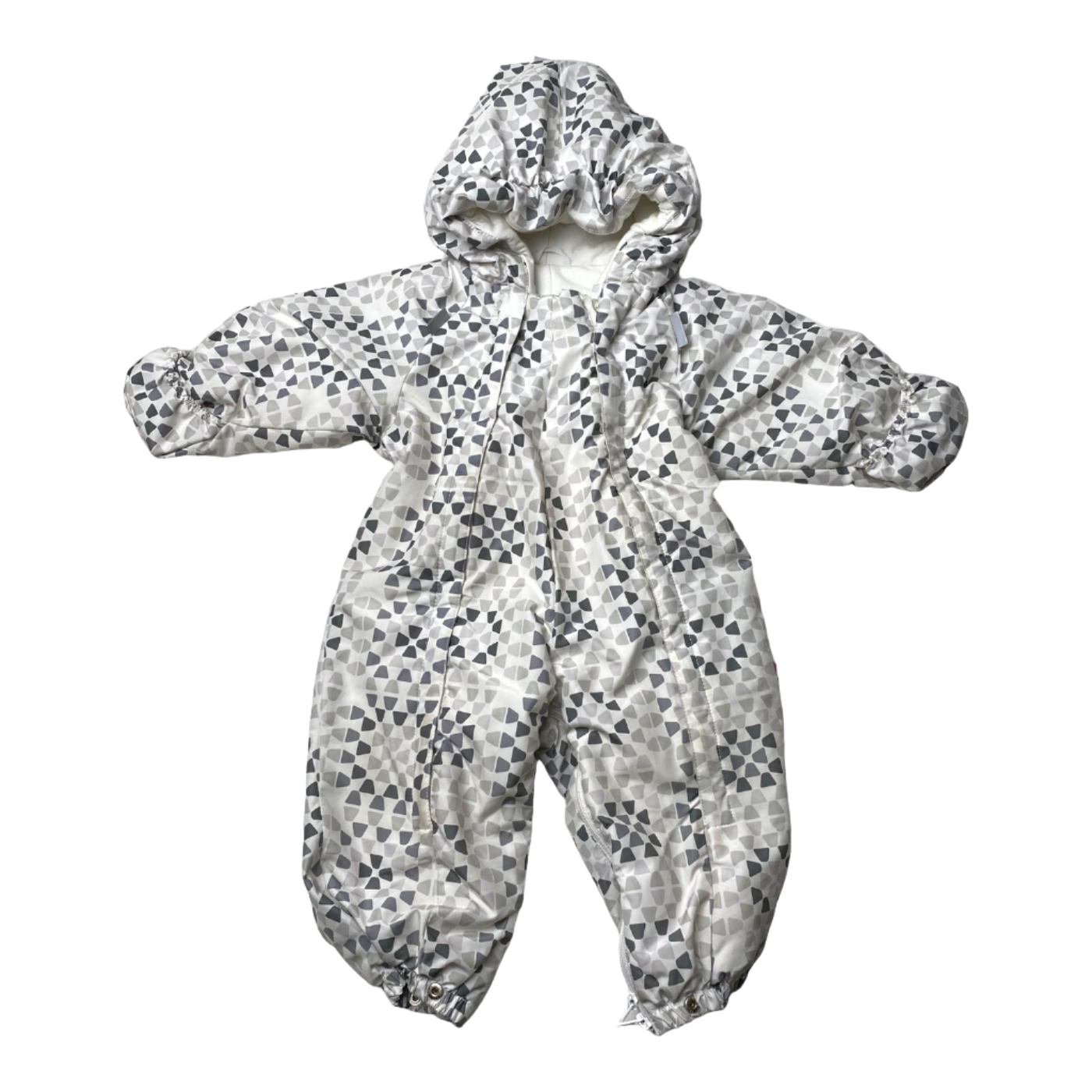 Reima baby padded winter overall, white | 68/74cm