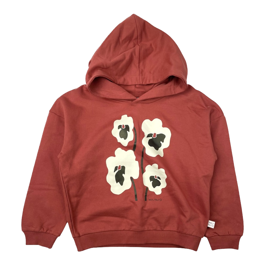 Mainio hoodie, flower | 122/128cm