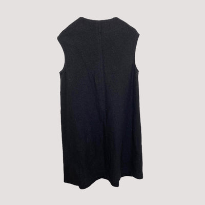 Marimekko wool vest dress, black| woman S