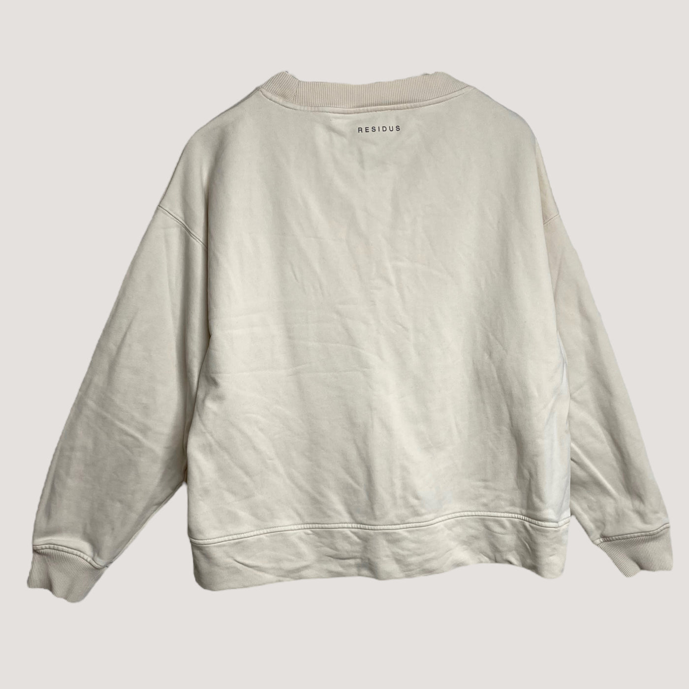 Residus sweatshirt, cream | woman M