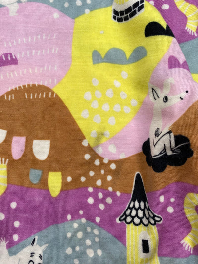 Reima trivsam moomin wool baselayer shirt, multicolor | 104cm