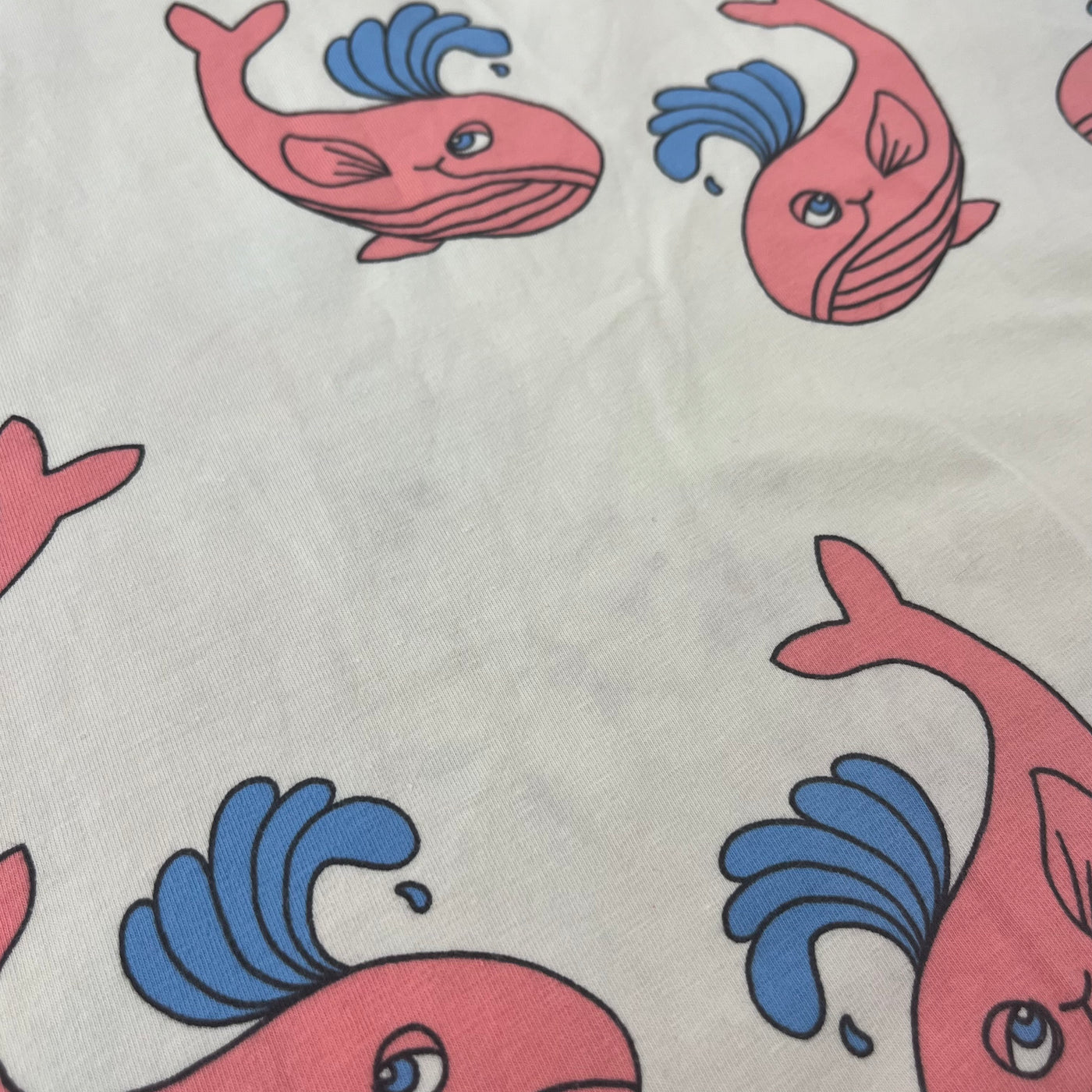 Mini Rodini shirt, whale | 128/134cm