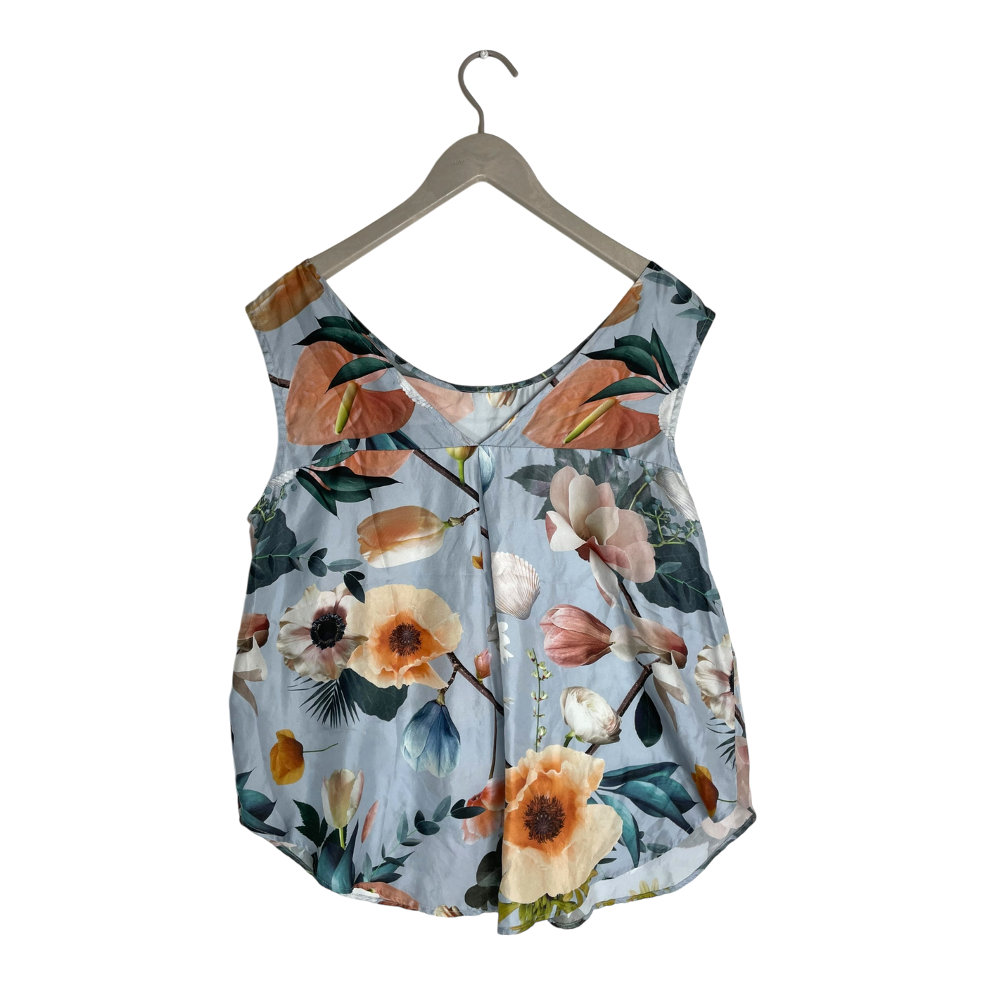 Uhana silk top, flower | woman M