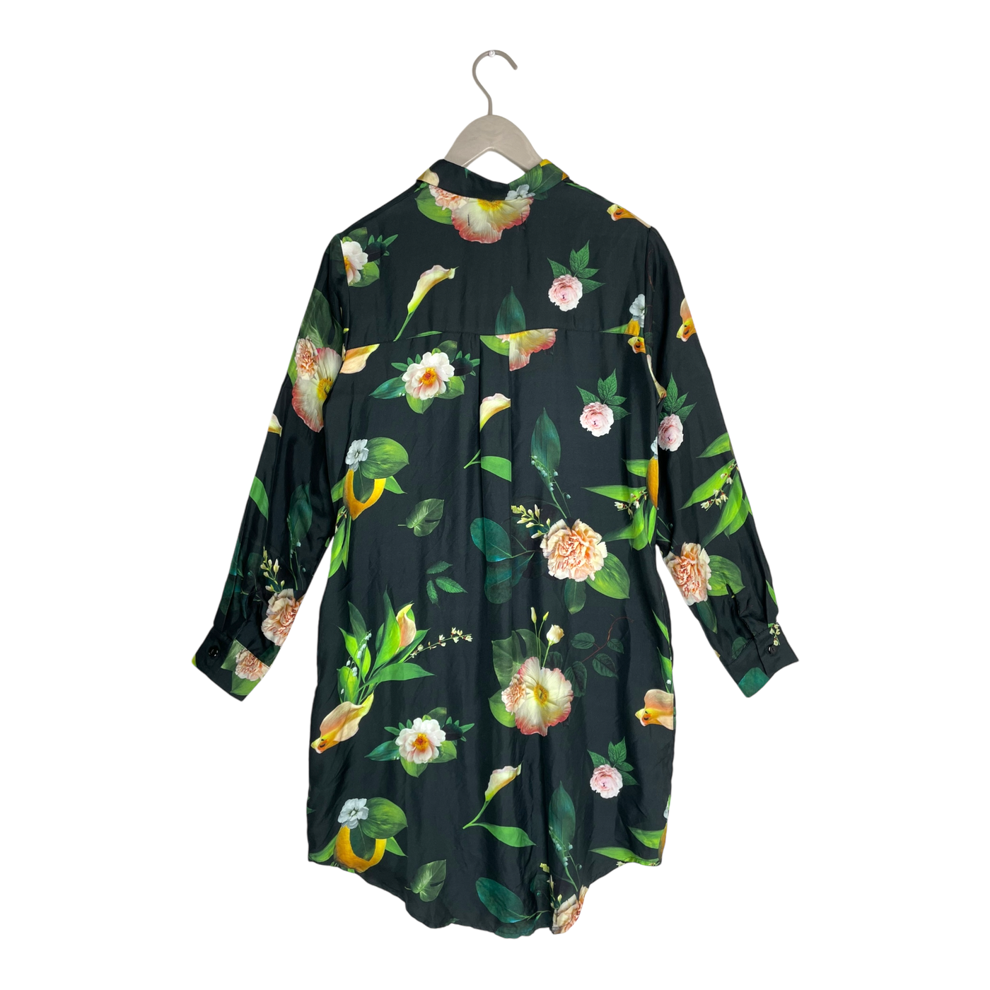 Uhana silk dress, flower | woman XS