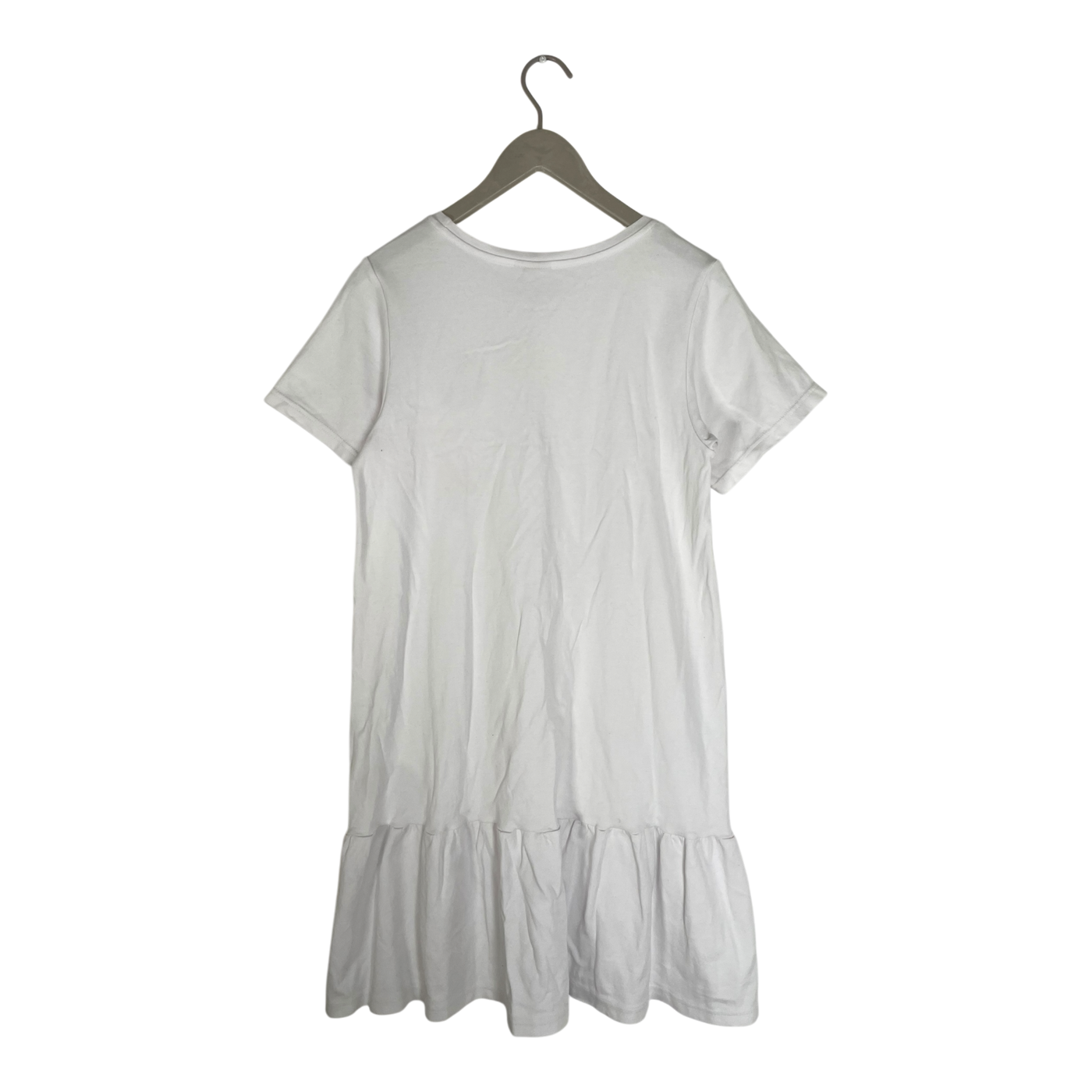 Kaiko ruffle t-shirt dress, white | woman S