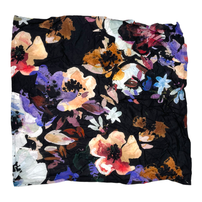 Kaiko square scarf, flower | onesize