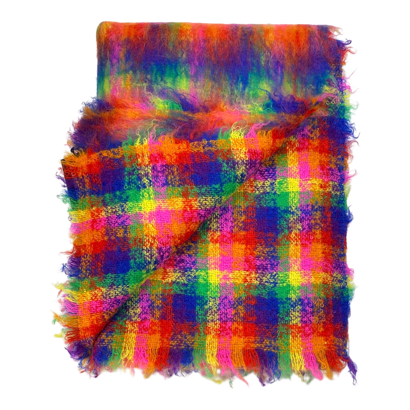 Zoeppritz raincheck mohair blanket, cheched | 135cm x 200cm