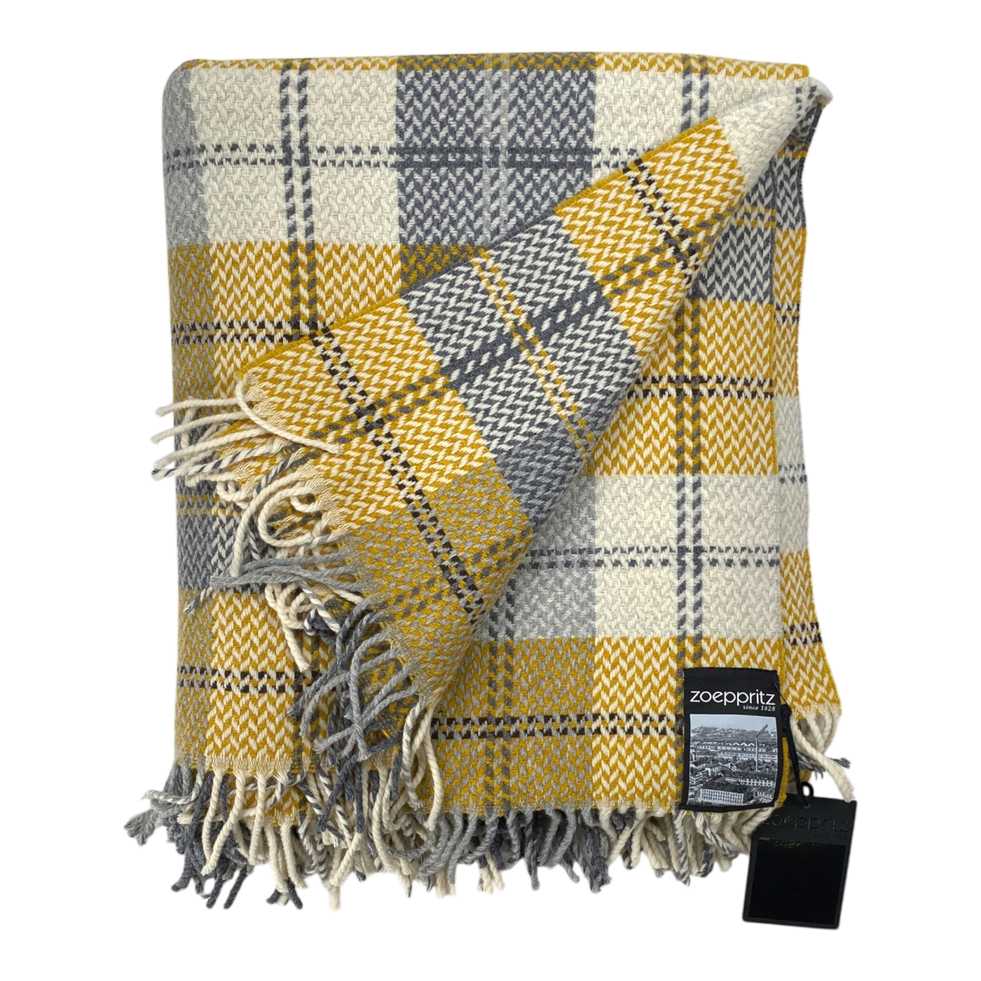 Zoeppritz herring check wool blanket, checked | 140cm x 190cm