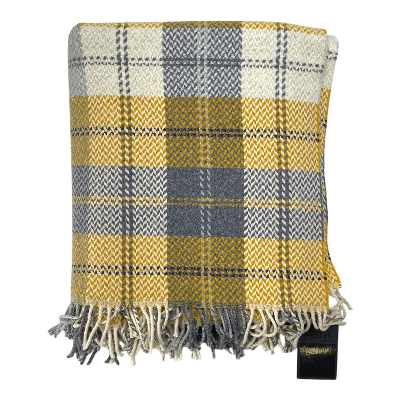 Zoeppritz herring check wool blanket, checked | 140cm x 190cm