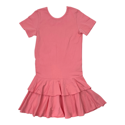 Gugguu t-shirt frilla dress, pink | 140cm
