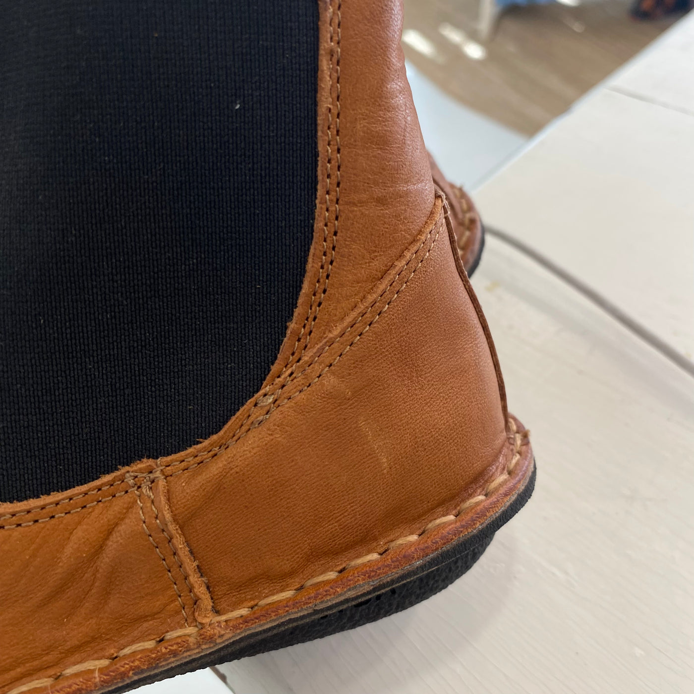 VIBAe Helsinki leather boots, cognac brown | 38