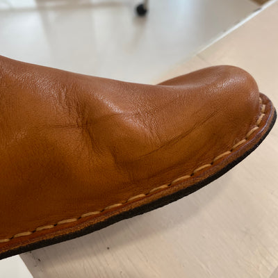 VIBAe Helsinki leather boots, cognac brown | 37