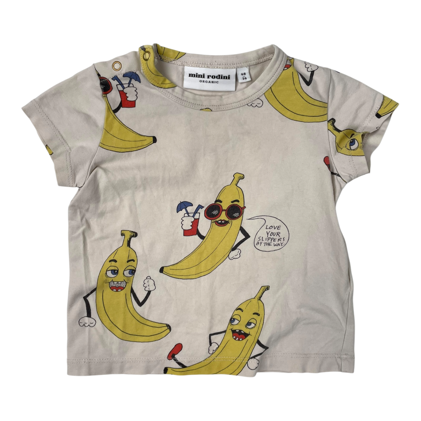 Mini Rodini t-shirt, banana | 68/74cm