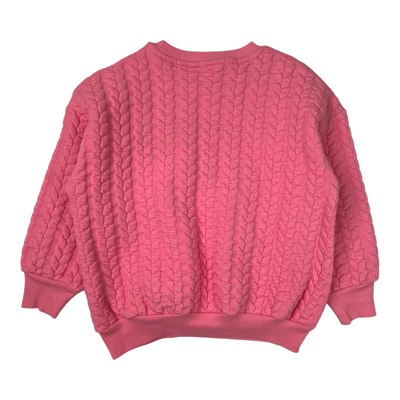 Mini Rodini sweatshirt, pink | 116/122cm