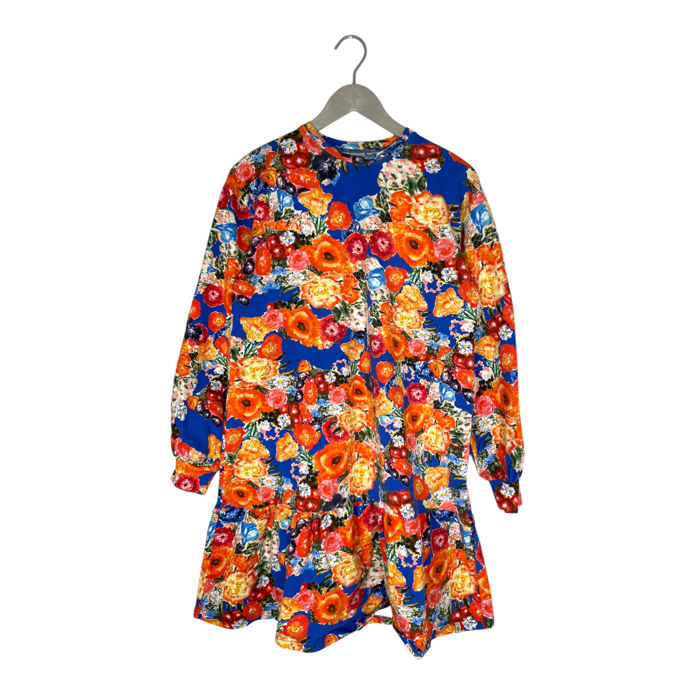 Kaiko ruffle sweat dress, flower | woman XS