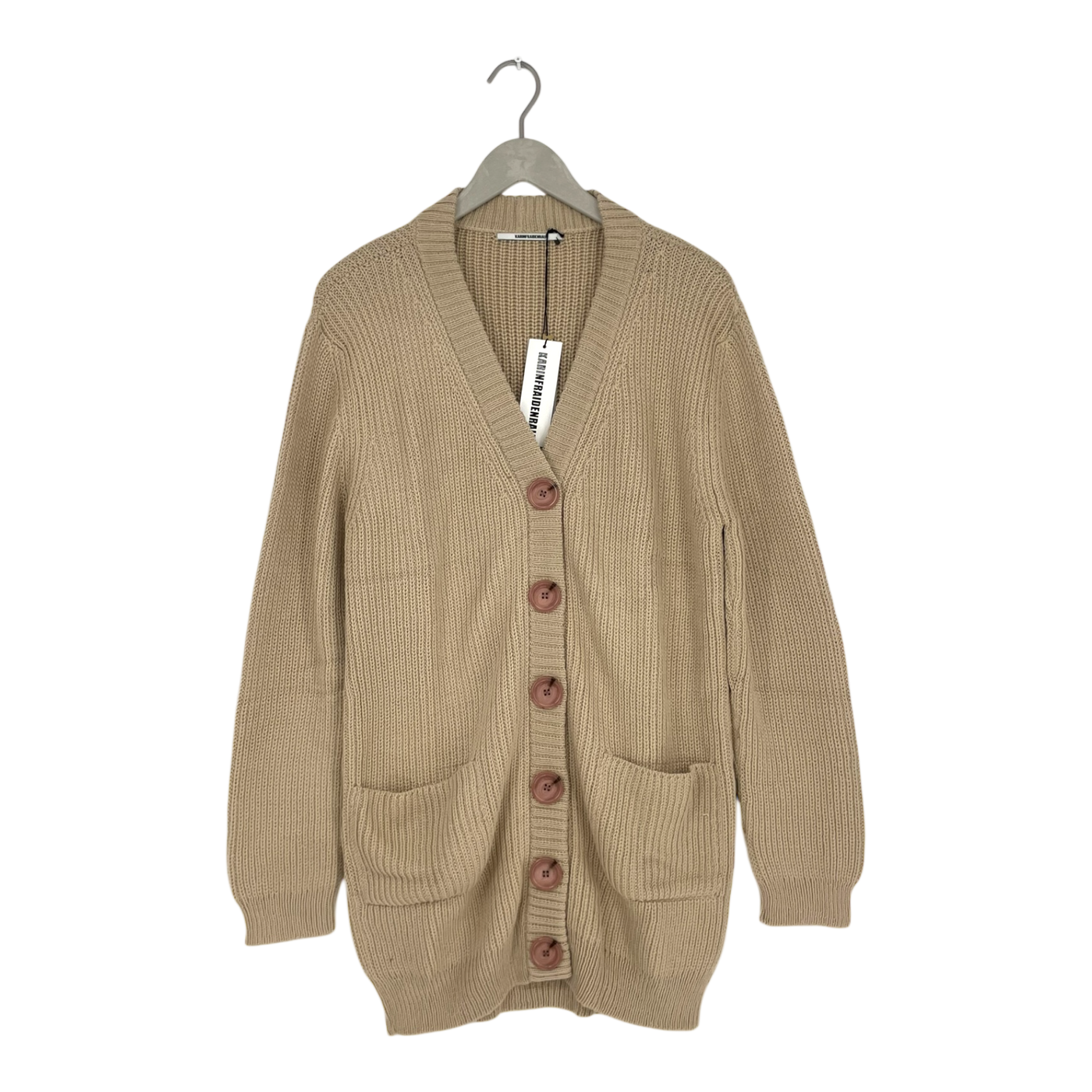 KARINFRAIDENRAIJ margarita alpaca cardigan, beige| woman L