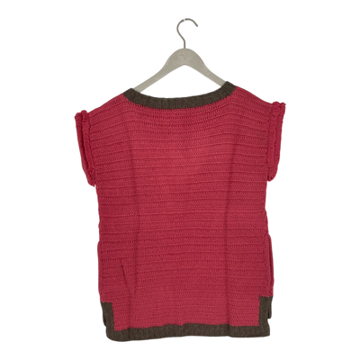 KARINFRAIDENRAIJ nikita knitted vest, red | woman onesize