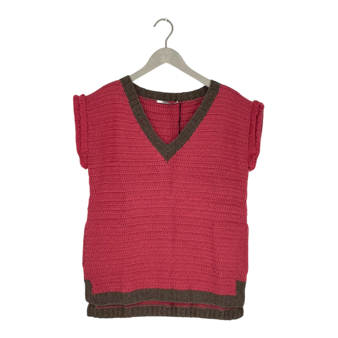 KARINFRAIDENRAIJ nikita knitted vest, red | woman onesize