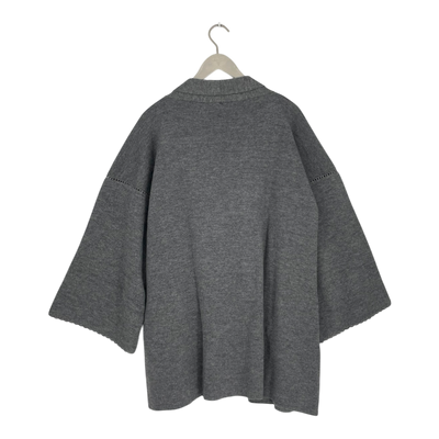 KARINFRAIDENRAIJ knitted katari cardigan, grey | woman onesize
