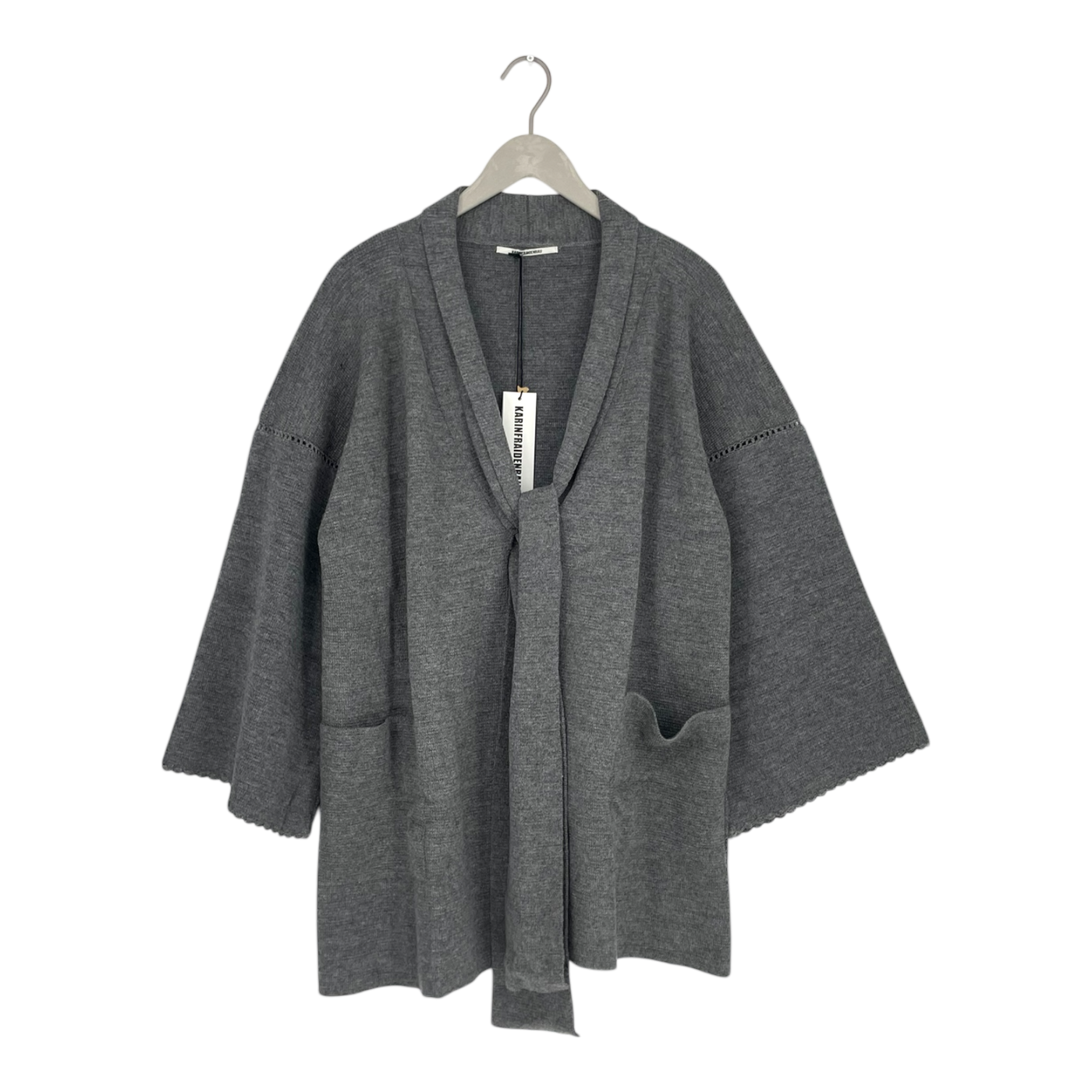 KARINFRAIDENRAIJ knitted katari cardigan, grey | woman onesize