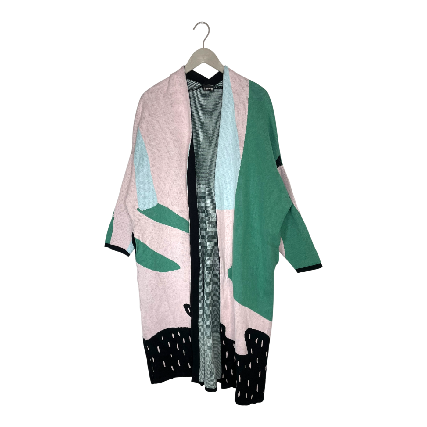 Papu long knitted cardigan, multicolor | woman XL/XXL