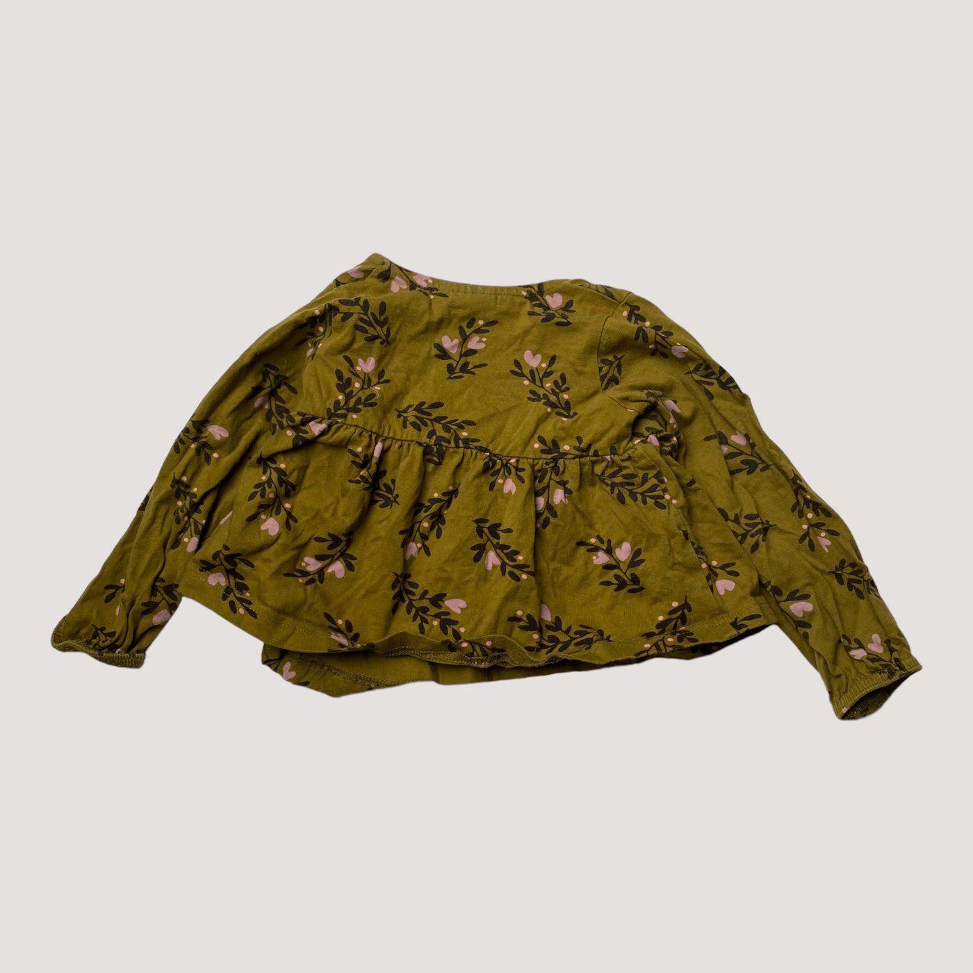 Mainio wrap shirt, secret garden  | 74/80cm
