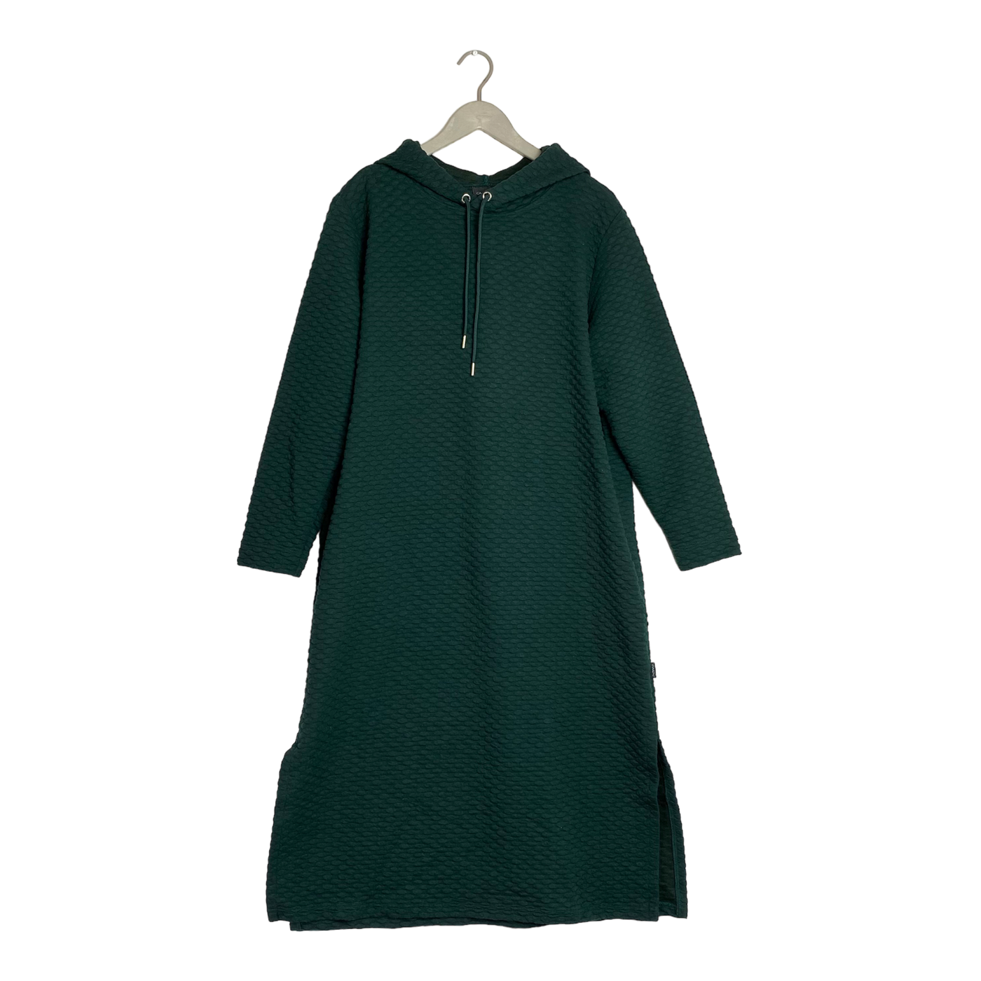 Aarre hooded bubble dress, dark green | woman XXL